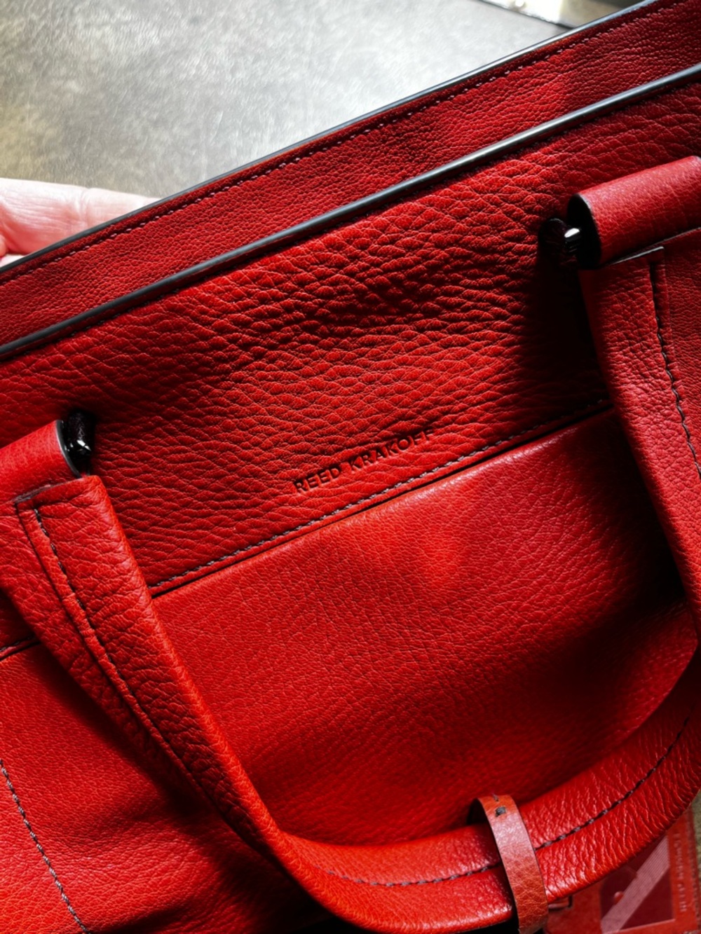 Reed Krakoff handle bag in Cinnabar - Picture 9 of 13